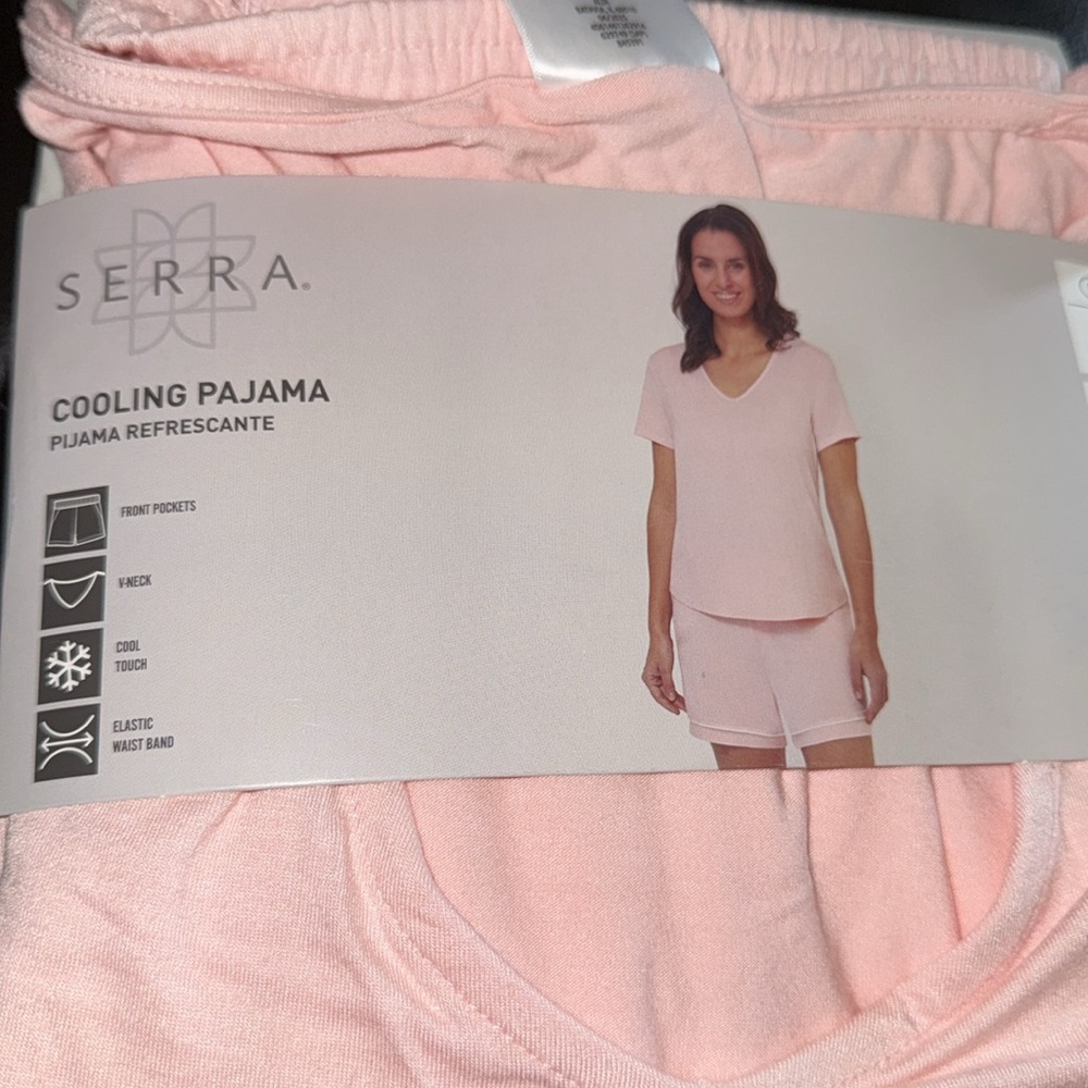 Serra Pink relaxed loose fit Pajama Set L(12/4)